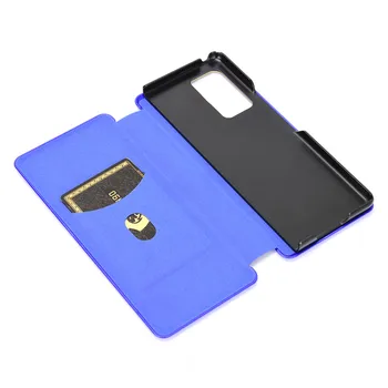 Ląstelių Flip Case For Samsung Galaxy Z Sulenkite 2 Atveju Piniginės Knygos Viršelio Samsung 