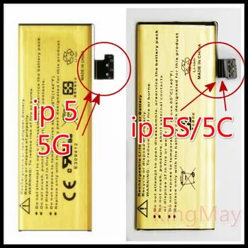 Nulinio ciklo Didelės Talpos Aukso Baterija iphone5S 5C Bateriją, skirta iPhone 5C Baterija Aukso su 8 in 1 Remonto įrankių rinkiniai
