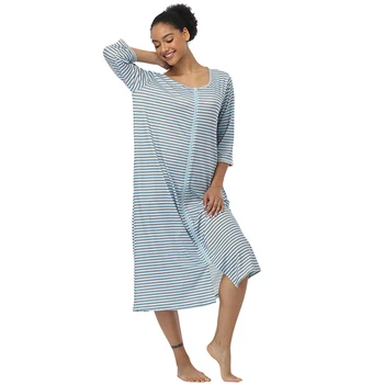 Witbuy Moteris Ilgai Sleepwear Minkštas Užtrauktukas Priekyje Rūbeliai Rudenį Pižamą Šiltą Medvilnės Kimono Loungewear Motinystės Chalatas, Pižama