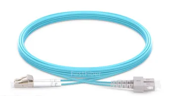 3m LC SC FC ST UPC OM3 Fiber Patch Cable,Dvipusis Megztinis, 2 Core Patch Cord Multimode 2.0 mm
