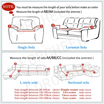 20colors sofa-nustatyti gyvenimo kambario baldai Slipcover Ruožas l formos sofa padengti visas sofos užvalkalai Vieno/Dviejų/Trijų/Keturių vietų