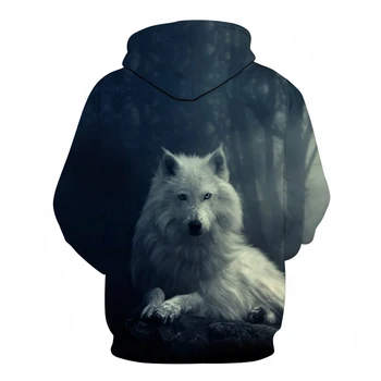 Gyvūnų Hoodies Wolf 3D hoodies Vyrų Hoodie Unisex Plius Dydžio Palaidinukė 6xl sportiniai Kostiumai Lašas Laivas Naujovė Streetwear Prekės Megztinis