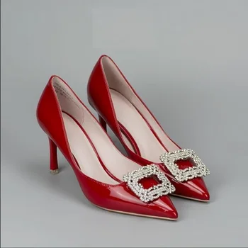 1 pora high-end batai aksesuarai spindi krištolo ir deimantų prabanga sunkiųjų aikštėje batai nuimamas dvigubas batai įrašą