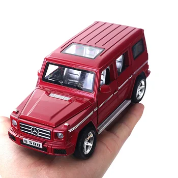 1:32 G500 SUV Modeliu, Žaislas Automobilis Lydinio Traukti Atgal, Vaikų Žaislai, Originali Licencijos, Renkant Dovaną Off-Road Transporto priemonė