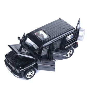 1:32 G500 SUV Modeliu, Žaislas Automobilis Lydinio Traukti Atgal, Vaikų Žaislai, Originali Licencijos, Renkant Dovaną Off-Road Transporto priemonė