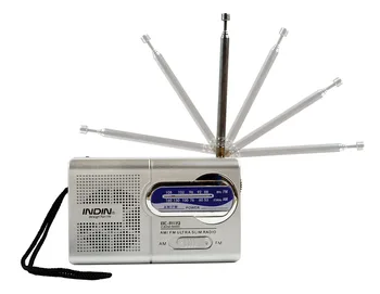 Mini Nešiojamos Radijo Teleskopinė Antena, Garsiakalbio Lauko Dvigubos Juostos AM FM Muzikos Grotuvas Universalus Radijo Imtuvas