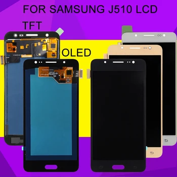 HH Amoled J510 Lcd Samsung Galaxy J5 2016 Ekranas J510F J510FN J510M J510Y Lcd Jutiklinio Ekrano Skydelis skaitmeninis keitiklis Asamblėja