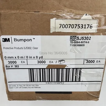 3000pcs/daug 3M Bumpon Apsaugos Produktų lizdinės plokštelės Pakuotėje Sj5302 Aišku, Lipnia Silikono Gumos Pėdos Pagalvėlės Made In USA