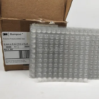3000pcs/daug 3M Bumpon Apsaugos Produktų lizdinės plokštelės Pakuotėje Sj5302 Aišku, Lipnia Silikono Gumos Pėdos Pagalvėlės Made In USA