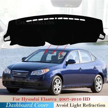 Prietaisų skydelio Dangtelis Apsauginis Padas Hyundai Elantra 2007 m. 2008 m. 2009 m. 2010 m. HD Avante I30 Automobilių Reikmenys galiniu langu skėtį nuo saulės Kilimas