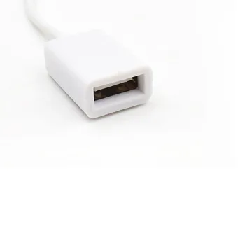 10vnt/daug Automobilių MP3 Grotuvas Konverteris 3.5 mm Male AUX Audio jungtis Prijunkite Su USB 2.0 Moterų Keitiklio Kabelį, Laidą Adapte