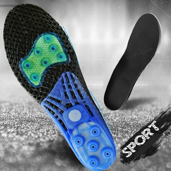 EVA Pavasario silikono ortopedinių batų pado Įtvarai Super Shock Absorbant Elastinga Sporto Vidpadis Pėdų Skausmas Atleisti Batų Vidpadžio