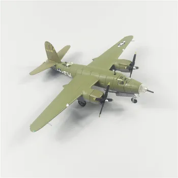 1:144 12cm Lėktuvo Modelis JAV 1943 Martin B-26B Marauder Antrojo Pasaulinio Karo Simuliacija, Metalo ir plastiko Diecast Naikintuvas