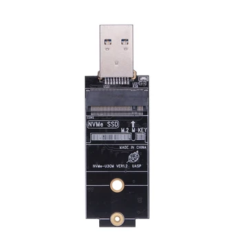 HDD Talpyklos M. 2 USB Adapteris SSD LAUKE PCI-E 2 M. NVME su USB3.1 Tipas-Mobilusis Išorinis HDD Atveju 2242 2230