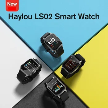 Xiaomi Youpin Haylou LS02 Smart Žiūrėti Pasaulio lietuvių kalba,IP68 Vandeniui,12 Sporto Rūšių,Skambučių Priminimas,Bluetooth 5 
