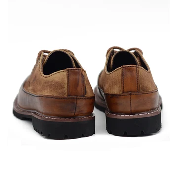 ZFTL Naujas Žmogus Atsitiktinis įrankiai batai spalvos odiniai suvarstomi neslidus retro Martins batai natūralios odos rudens žmogus batai 0123