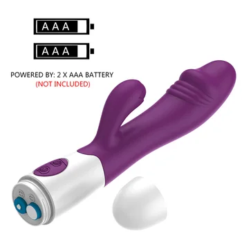 OLO USB Įkrauti Dviguba Vibracija Triušis Dildo Vibratorius G Spot Massager Makšties Klitorio Stimuliatorius Sekso Žaislai Moteris