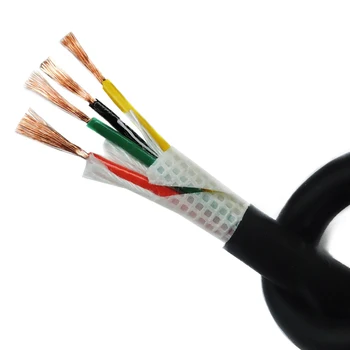 20AWG 6/7/8 core Towline kabelis 5m PVC lanksti viela TRVV atsparumo lenkimo atsparus korozijai vario viela