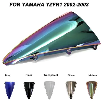 ABS priekinis Stiklas, Skirtas Yamaha YZF-R1 YZF R1 2002 2003 Double Bubble Motociklo priekinio, galinio Stiklo Iridium Vėjo Deflektoriai