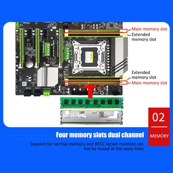 X79 motininė plokštė V4 versijos LGA2011 pin didelis šilumos kriaukle Gigabit ethernet tinklo plokštė DDR3 m.2 didelės spartos standžiojo disko sąsaja