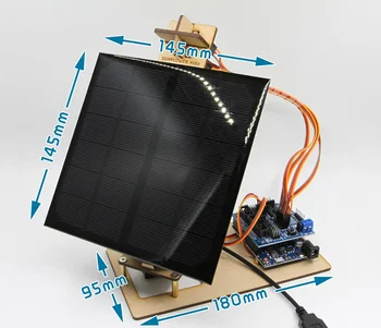 Arduino Programą Smart Saulės Tracker Gali Būti Naudojamas Mobiliojo Telefono Įkrovimo Maker Energijos Gamybos Projektas 