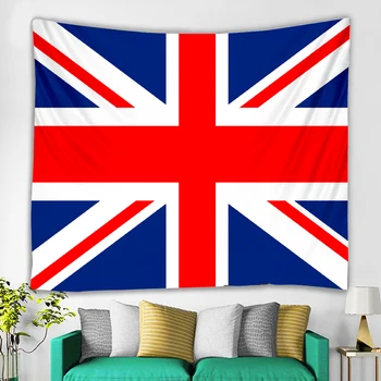 Britų vėliavos sienos kabo kiliminė danga, sienų apdaila paplūdimio rankšluostį namų puošybai