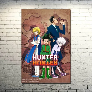 Hunter x Hunter Anime Meno Šilko Audinys Plakato spauda 13x20 24x36 Colių Sienos Nuotraukas Kambarį Dekoro Killua GON FREECSS 006
