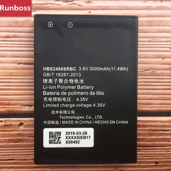 Naujas 3000mAh HB824666RBC Baterija Huawei E5577 E5577Bs-937 Li-ion įmontuota Mobiliojo Telefono Baterija