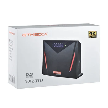 NAUJAUSIAS GTmedia V8 UHD Palydovinis Imtuvas 4K Ultra HD H. 265 Pastatytas 2.4 G WIFI DVB-T2, S2 Kabelis Smart Parama DVB T2 ACM Set-Top