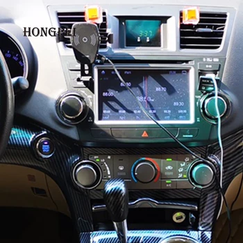 Toyota Highlander 2009-2013 m. LHD Interjero prietaisų Skydelio Viduryje Skydelio Centre Kontrolės daiktadėžės Dangtelio Lipdukas Apdaila