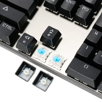 MOTOSPEED CK104 rusijos Žaidimų Klaviatūra, Mėlyna Jungikliai Mechaninė Klaviatūros USB Laidinio Ergonomiškas Žaidėjus LED RGB Apšvietimas 104 Klavišai