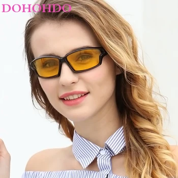 DOHOHDO 2020 m. Moteris Mados Naujų Poliarizuota HD Lens Akiniai nuo saulės vyrams Cool Vyrų Vairavimo Akiniai Eyewears Veidrodis lunette de soleil