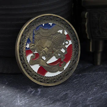 Karšto Monetų JAV karinio jūrų Laivyno Vadai Galia Teigiamas Lyderio American Eagle karinio jūrų Laivyno Iššūkis Monetos Kariniams Suvenyrų Amerikos Monetų