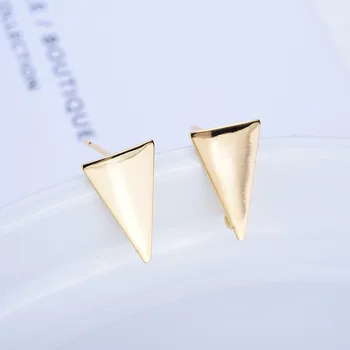 20pcs Aukštos Kokybės Aukso Trikampis Jungtis Auskarai Pakabukas Geometrijos Pakabukai Auskarai Bazės Pakabukas 