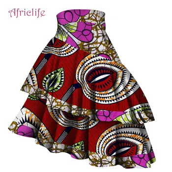 Plus Size Kasdien Lady Trumpas Sijonas Afrikos Drabužius, Grakščia Panele Spausdinti Vaškas Gamyklos Kaina Riche Stiliaus Femme Mini Suknelės WY4436
