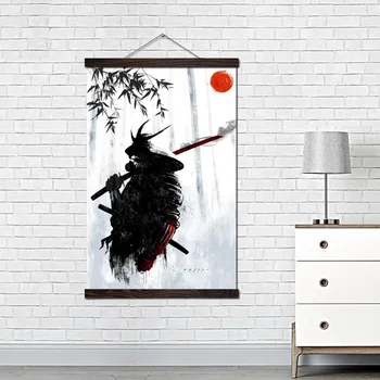 Japonų Samurajus Plakatų ir grafikos Paveikslai Tapyba Meno Siena Nuotraukas Kambarį Modernios Sienos Menas Namų Puošybai