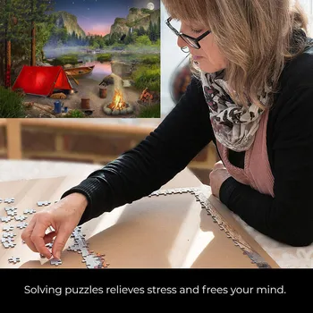 Siaurapjūkliai Puzzle 1000 Gabalas Dykumoje Kelionę kraštovaizdžio modelis Puzzle Žaidimas Suaugusiems, vaikams, vaikams, švietimo Įdomių žaislų rinkinys Naujas