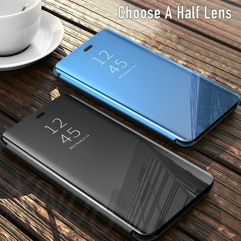 Case for Samsung Galaxy A31 A51 A71 A21S smart Veidrodis, flip dangtelis, skirtas 