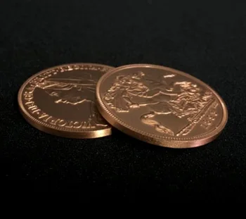 Karalienės Viktorijos Senovės Monetų (Vario,Dia 3.8 cm) Magija Gudrybės Magas Priedai Arti Iliuzija Paremtų Atrodo Išnykti Monetos Magia