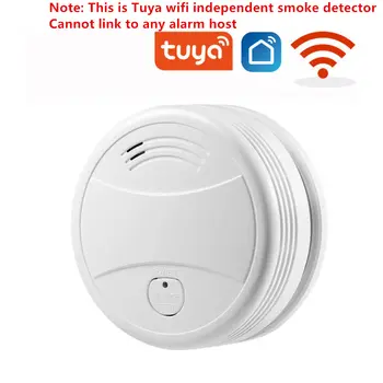 SmartYIBA Nepriklausomų Dūmų Detektorius, Jutiklis, Priešgaisrinės Signalizacijos, Namų Apsaugos Sistema, ar Tuya WiFi/433mhz Dūmų Signalizacijos Priešgaisrinė Apsauga