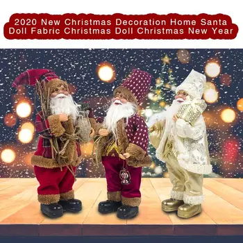 Linksmų Kalėdų Senelio stotis Lėlės Kalėdų Ornamentu Statulėlės, Surinkimo Kalėdų Dovana, Stalo Dekoravimui Poilsio Namų Dekoro