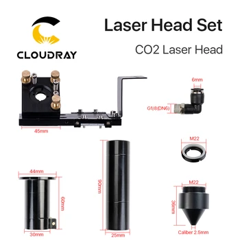 Cloudray E Serijos Rinkinį su Senais CO2 Lazerio Galvutė Fokusavimo Objektyvas D20mm FL50.8/63.5/101.6 Veidrodis 25mm Lazerio Pjovimo Mašina