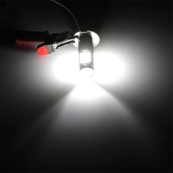 2 Vnt H1 H3 Super Šviesus, H4, H7 9005 Priekiniai Galiniai Rūko Žibintai Lemputės 42SMD LED Baltos Galvos Lemputė Canbus Nėra Klaidos Auto Vairavimo Lemputes