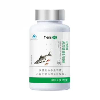 KN Sveikatą TIENS/ Tianshi Žuvų Naftos ir Fosfolipidų Minkštųjų Kapsulių Po 0,3 G/Granulių * 180 Tablečių