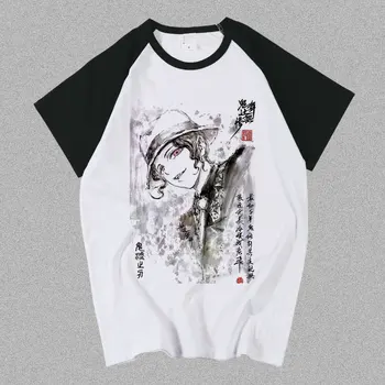 Naujas Demon Slayer:Kimetsu nr. Yaiba Uzui Tengen Tokitou Muichirou T-shirt cosplay Kanroji Mitsuri marškinėliai Mados Vyrai Moterys Tees
