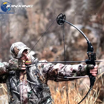 Composite skriemulys, lankas ir strėlė rinkinys 30-70 svarų reguliuojamas lankas ir strėlės medžioklės lauko sporto, medžioklės šaudymo trikampis lankas