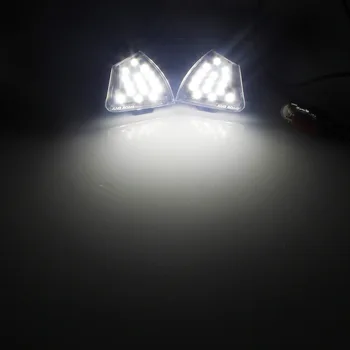 ANGRONG 2x Pagal Veidrodėliai LED Balos Šviesos VW Golf MK5 EOS GTI R32 Passat B6, Sharan 7N Touran Jetta Triušis