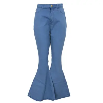 5XL plius dydis riebalų aukšto juosmens atsitiktinis džinsai išplautą nelaimę ruožas slim džinsus sexy office lady džinsinio audinio kelnės flare kelnės