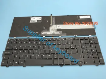 Naujas lotynų ispanų klaviatūra Dell Inspiron 15 3551 15 3558 3878 Nešiojamas lotynų Klaviatūra Su Apšvietimu