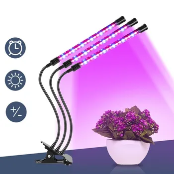 LED Grow Light DC5V USB Fito Lempos Visą Spektrą Su Laikmačio Valdymo Darbalaukio Apkaba, Skirta Augalų Daigų ir Žydinčių viduje Auga Lauke